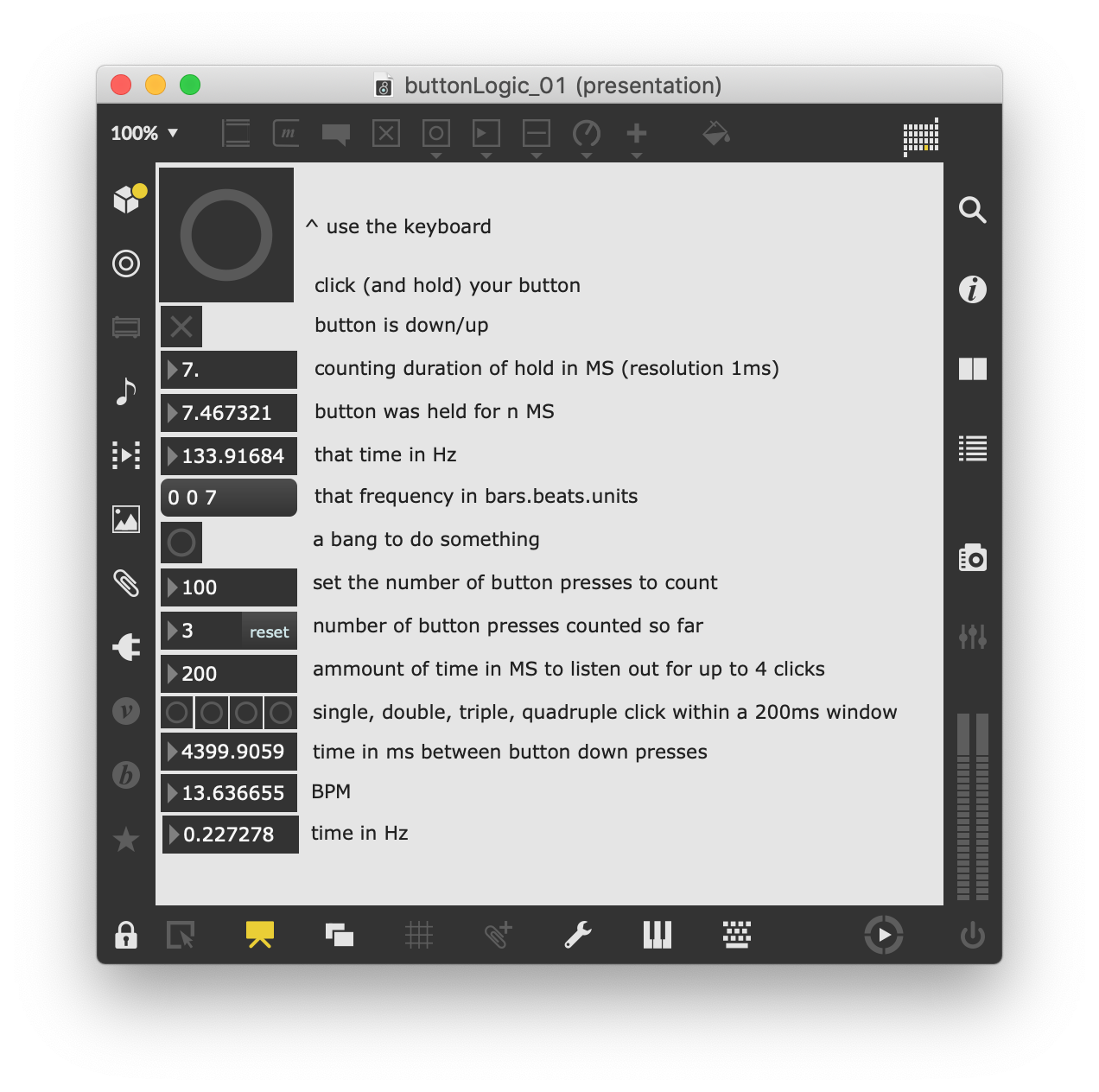 Button management – Course website for Sonic Structures